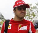 Ferrari da un toque a Massa y le pide que reaccione