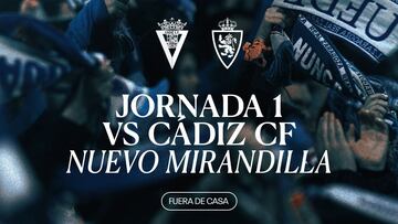 El Real Zaragoza iniciará el campeonato 2024-25 en Cádiz