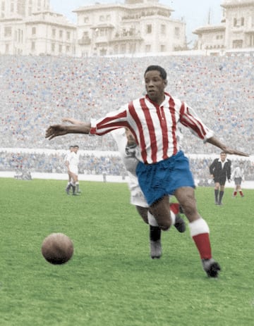 (1948-1954) La Perla Negra llegó al Atleti superada la treintena y se acabó convirtiendo en uno de los más talentosos futbolistas que han vestido la camiseta rojiblanca.