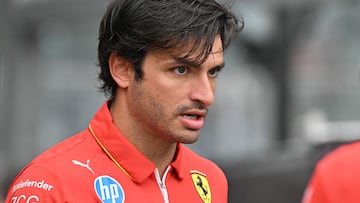 Carlos Sainz (Ferrari SF-24). Bakú, Azerbaiyán. F1 2024.