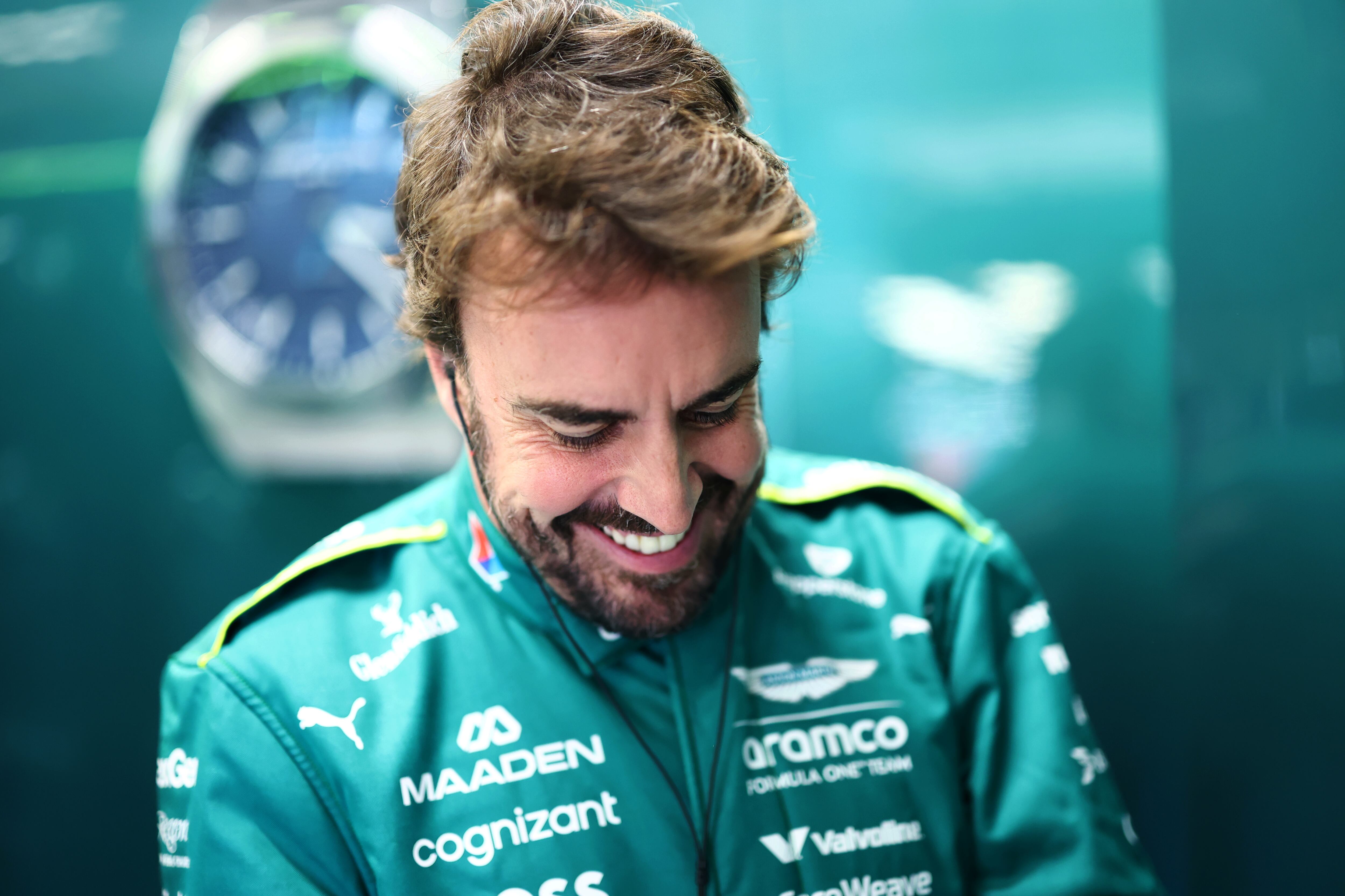 Fernando Alonso (Aston Martin). Sao Paulo, Brasil. F1 2025.