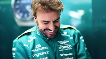 Fernando Alonso (Aston Martin). Sao Paulo, Brasil. F1 2025.