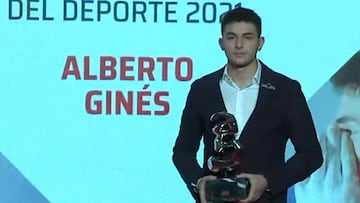 Alberto Ginés, Premios Olímpico AS del Deporte 2021