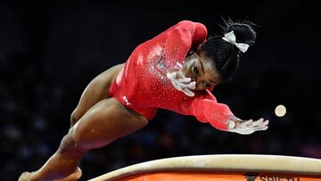 Simone Biles iguala las 23 medallas de Vitaly Scherbo