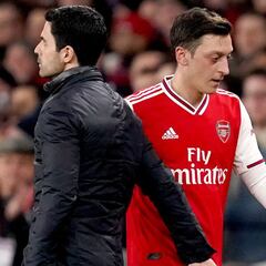 Arteta confiesa los motivos por los que prescinde de Özil