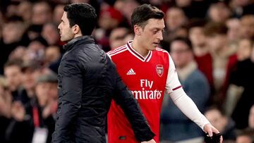 Arteta confiesa los motivos por los que prescinde de Özil