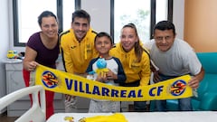 El Villarreal reparte ilusión en los hospitales