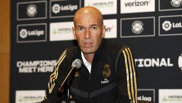 Zidane: "Ha sido un amistoso pero para el Atlético no"