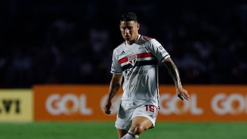 James Rodríguez, titular en empate de Sao Paulo ante Cuiabá.