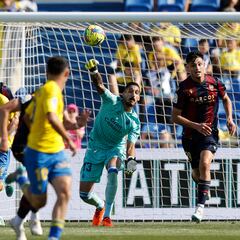 Las Palmas rompe su racha de goles en contra
