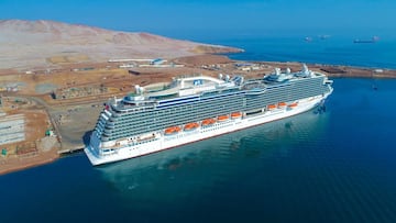 Chile se prepara para recibir el crucero más grande de su historia: Coquimbo, San Antonio, Punta Arenas...