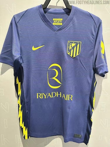 Imagen de la posible segunda equipación del Atlético de Madrid para la temporada 2025-26