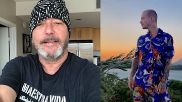 Rub&eacute;n Blades y J Balvin 