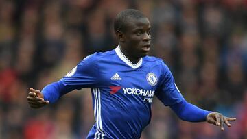 N&#039;Golo Kant&eacute;, jugador del Chelsea.