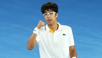 Chung ganó a Djokovic.