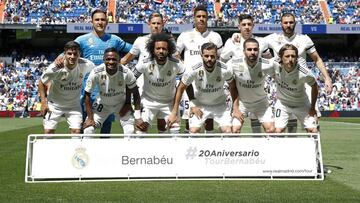 El once del Real Madrid ante el Betis, última jornada de Liga.