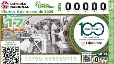 Sorteo Superior 2875: resultados y números premiados | 6 de marzo 2026