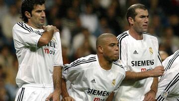 En los Galácticos de inicios de siglo el gran tridente blanco, estaba formado por Figo, Ronaldo y Zidane.