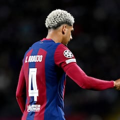 Araújo le puso la cruz al Barça en Europa