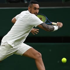 Kyrgios recurre a un método de Nadal para tratar su lesión de rodilla