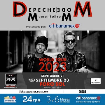 Segundo concierto Depeche Mode México 2023: fecha, precios y cómo comprar los boletos