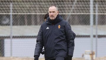 V&iacute;ctor Fern&aacute;ndez, durante un entrenamiento de esta semana.