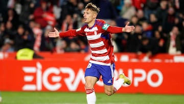 21/01/23  PARTIDO SEGUNDA DIVISION 
GRANADA - IBIZA 
SEGUNDO GOL BRYAN ZARAGOZA 2-0 ALEGRIA