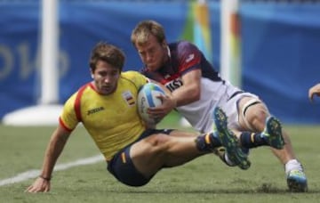 España perdió con Estados Unidos por 24-12 y acabó en décima posición en el torneo masculino de rugby 7 de los Juegos Olímpicos de Río de Janeiro.