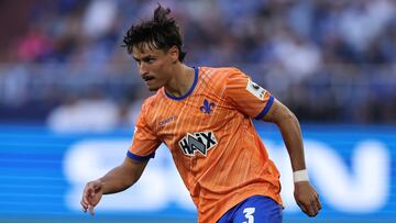 Guille Bueno, en un partido reciente del Darmstadt, equipo en el que juega cedido por el Borussia Dortmund.