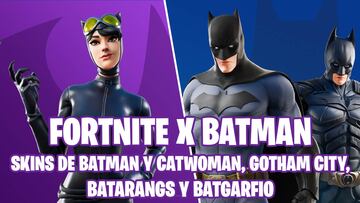 Fortnite X Batman: skins de Batman y Catwoman, Gotham City, pistola-garfio de Batman y batarangs explosivos