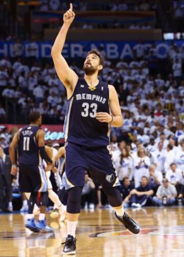 El equipo del pívot español se impuso 84-88 a los Oklahoma City Thunder en el Chesapeake Energy Arena de Oklahoma City.