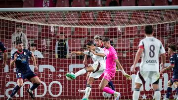 Fidel iguala a Higinio como máximo goleador del Albacete