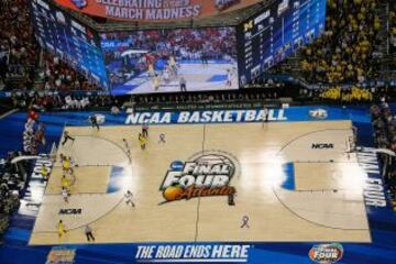 Panor&aacute;mica del estadio Georgia Dome de Atlanta, donde se disput&oacute; la final de la NCAA.