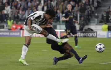 El colombiano ingresó al minuto 54 del compromiso en lugar de Dybala en Juventus, que superó a Mónaco y logró la clasificación a la final de la Champions League el 3 de junio en Cardiff.