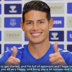 El mensaje de James que pone a soñar a los hinchas del Everton