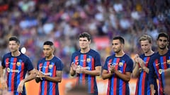 Christensen y Eric Garcia, en la presentación del Gamper.