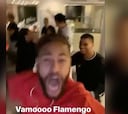 Le salió del corazón: la reacción de Neymar con los goles de Gabigol