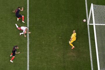 1-1. Mario Mandzukic marcó el gol del empate en el minuto 4.