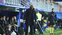 Zidane, en el Eibar-Real Madrid.