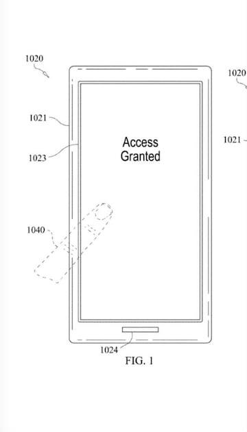 Dise&ntilde;o de la patente de Apple sobre un lector de huella bajo pantalla
