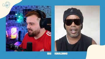 Ronaldinho habla con Ibai sobre el tipo de vida que tiene Messi y que él ya la tuvo que vivir