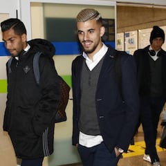 Emre Çolak ante Ceballos y Luisinho frente a Víctor