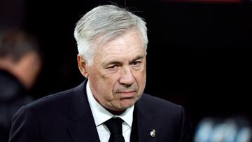 Soccer Football - LaLiga - Real Madrid v Celta Vigo - Santiago Bernabeu, Madrid, Spain - April 22, 2023 Real Madrid coach Carlo Ancelotti before the match REUTERS/Juan Medina