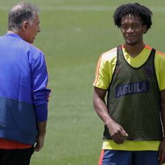 Cuadrado en Selección: "Jugar como interior es complicado"