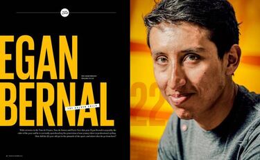 Egan Bernal, en la revista de ciclismo número uno de Europa