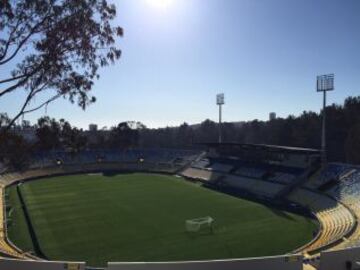 El estadio Sausalito lugar donde jugarán el partido más vistoso de cuartos de final de Copa América. Argentina-Colombia