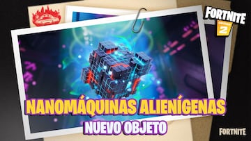 Nanomáquinas alienígenas en Fortnite: dónde están y para qué sirven
