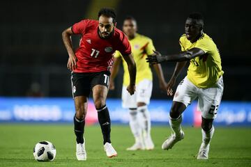 La Selección Colombia enfrentó a Egipto en el estadio Atleti Azurri d'Italia, cancha del Atalanta de Bérgamo, en partido preparatorio de cara al Mundial de Rusia 2018, en el que la 'tricolor' debutará el 19 de junio frente a Japón en Saransk.