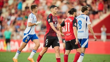 Tachi, jugador del Real Zaragoza, se medirá a su antiguo equipo, pero en Mendizorroza.