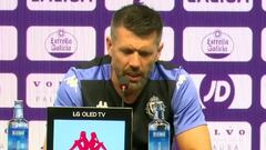 Primer ‘recado’ de la temporada de Pezzolano a la afición del Valladolid: no va a gustar un pelo